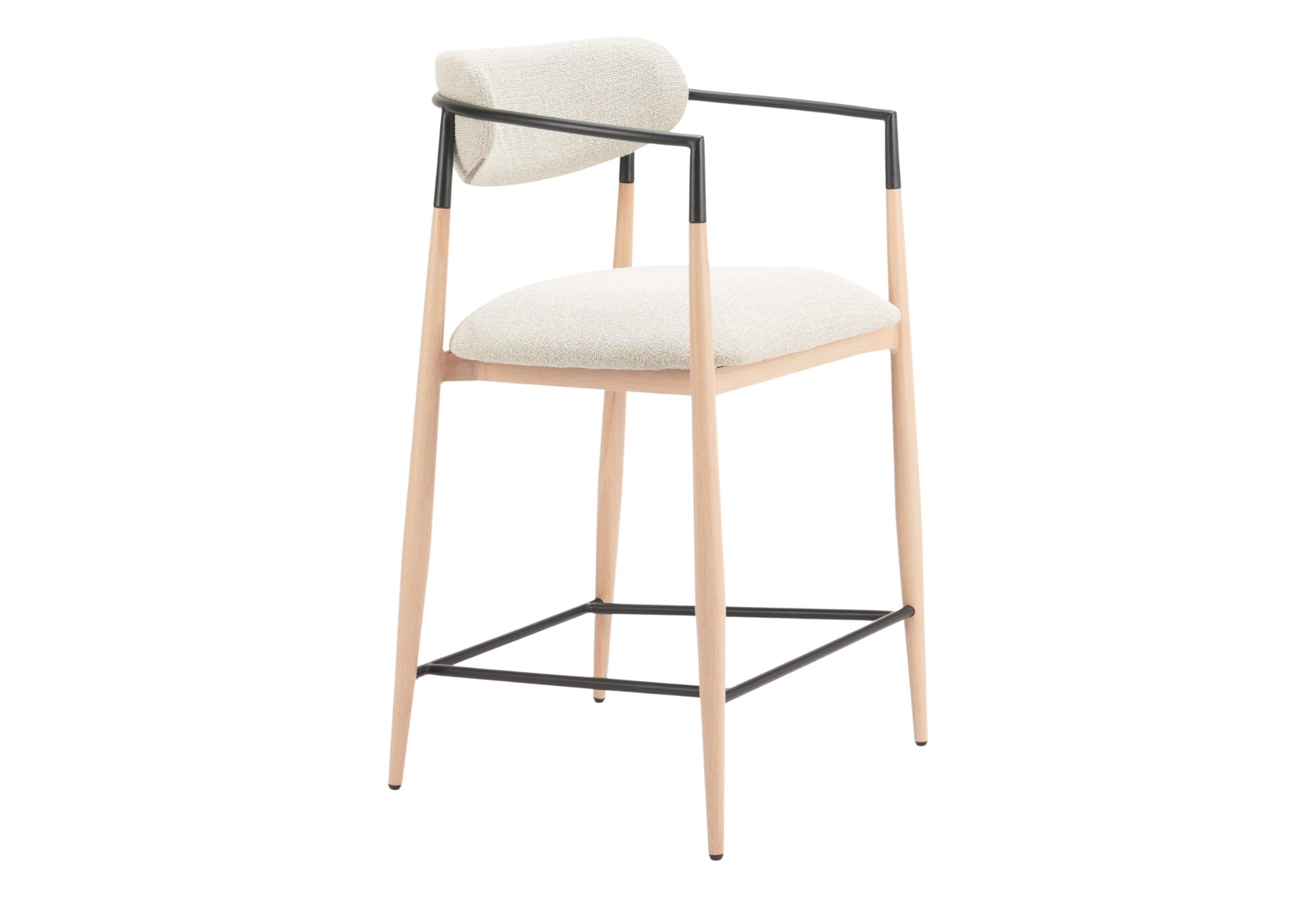 Equinox Counter Stool Oyster Gray & Natural