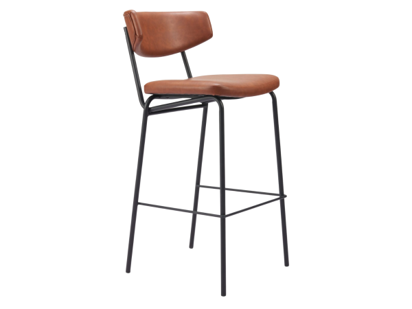 Charon Barstool (Set of 2) Vintage Brown