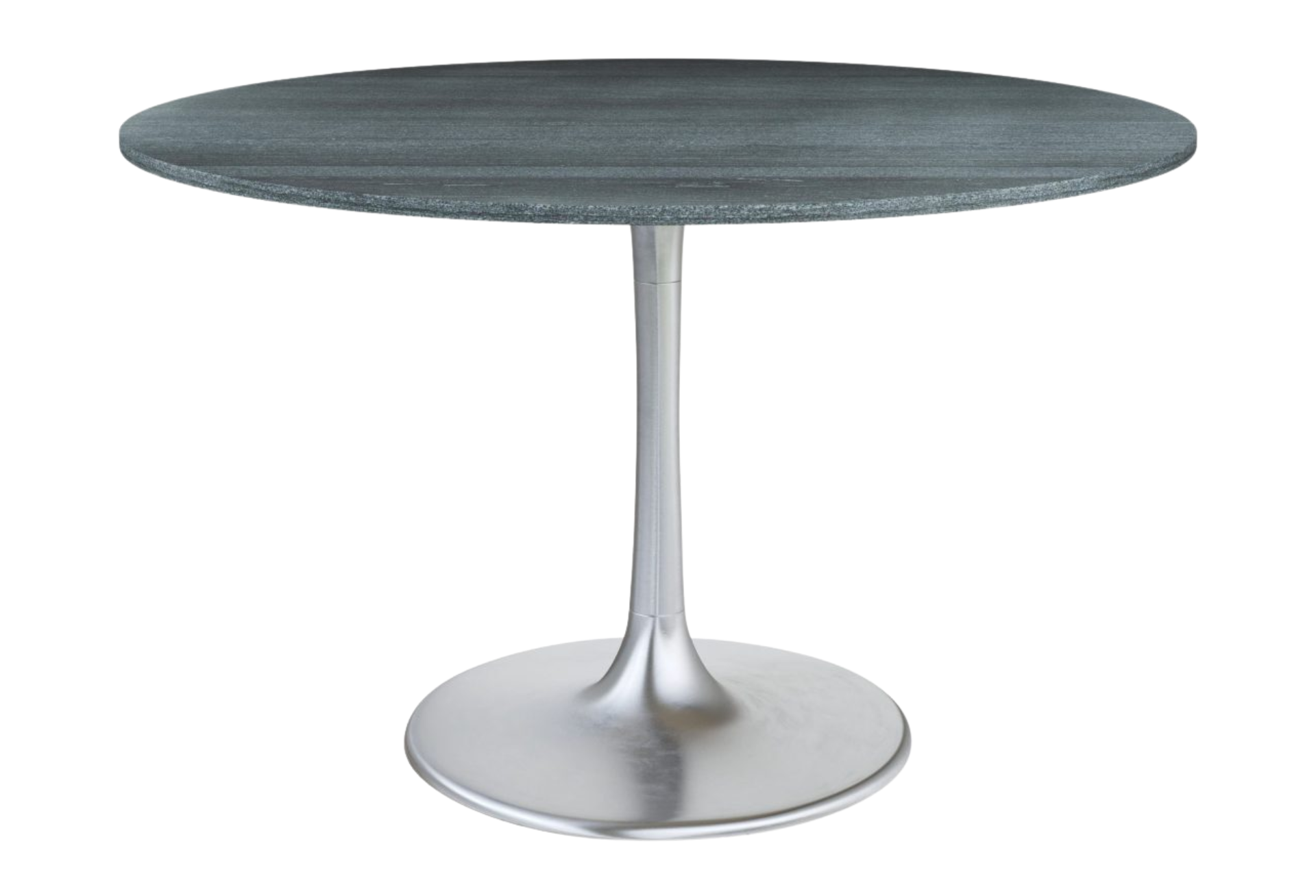 Metropolis Dining Table Gray & Silver