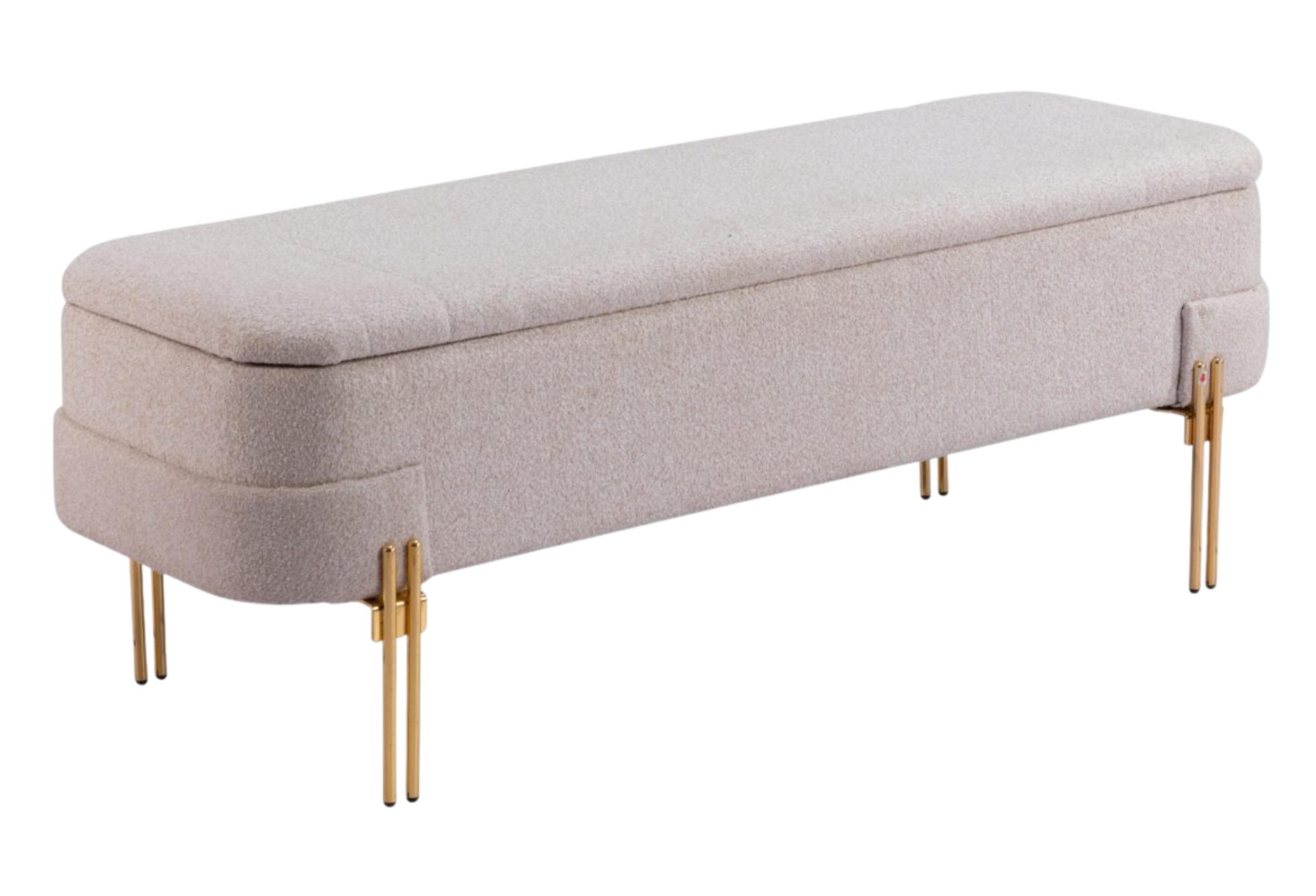 Lebreton Storage Bench Oatmeal Beige
