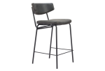 Charon Counter Stool (Set of 2) Vintage Black