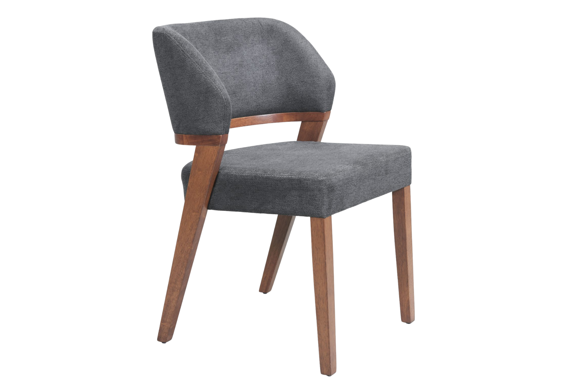Sunobu Dining Chair (Set of 2) Azure Gray & Walnut