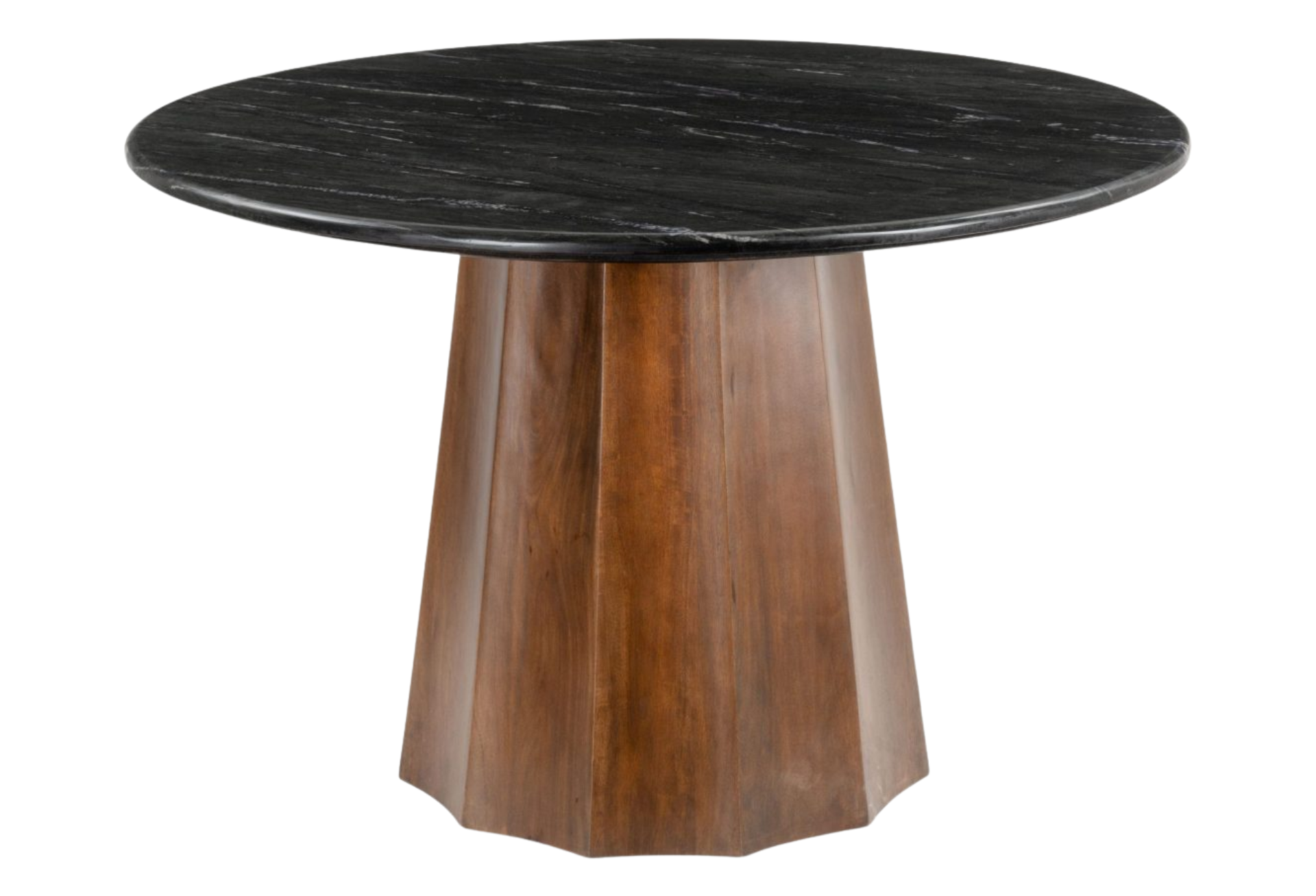 Aipe Dining Table Black & Brown