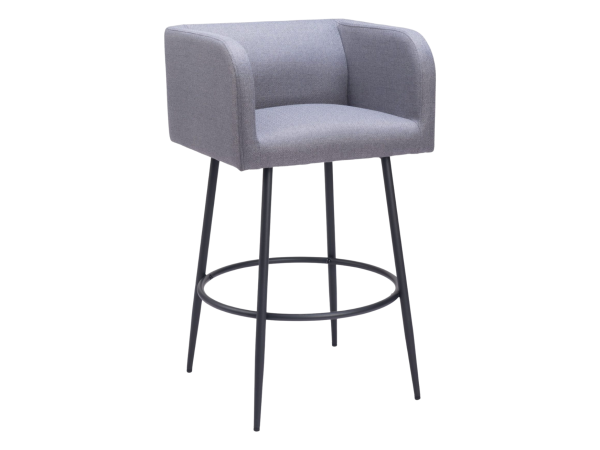 Horbat Barstool (Set of 2) Gray