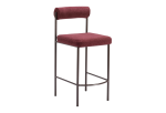 Livorno Counter Stool (Set of 2) Red & Bronze