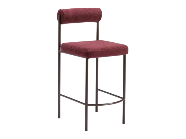 Livorno Counter Stool (Set of 2) Red & Bronze