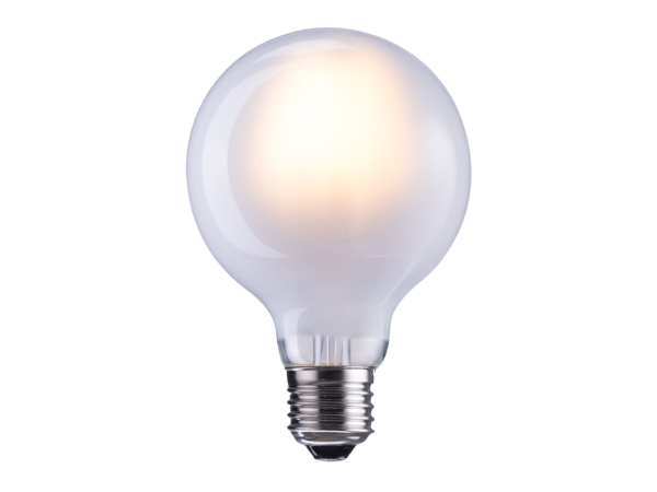 E26 G80 6W 110x80mm LED Light Bulb Frosted White