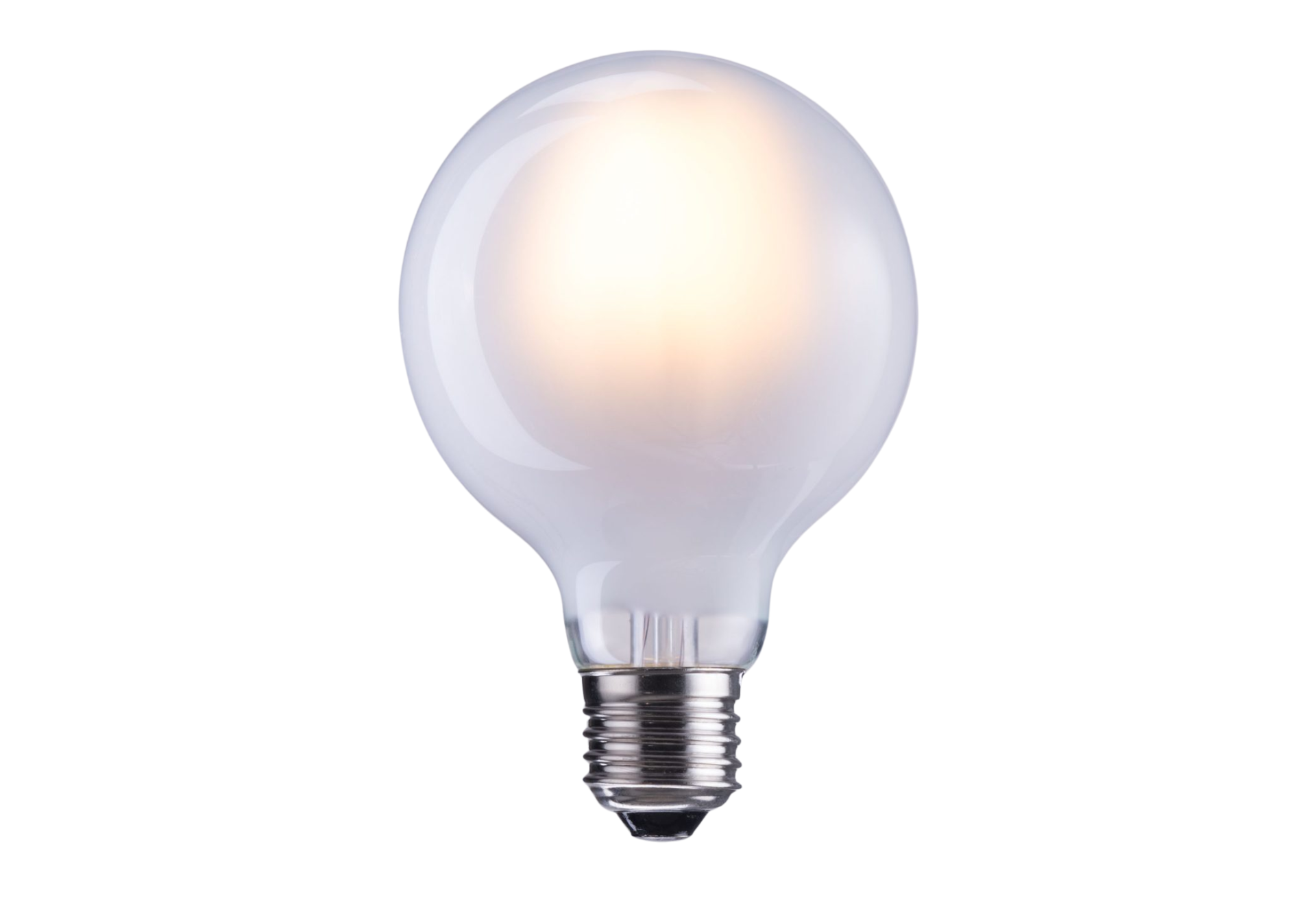 E26 G80 6W 110x80mm LED Light Bulb Frosted White