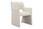 Minet Dining Chair Linen White