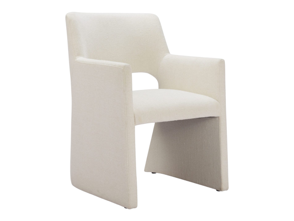 Minet Dining Chair Linen White