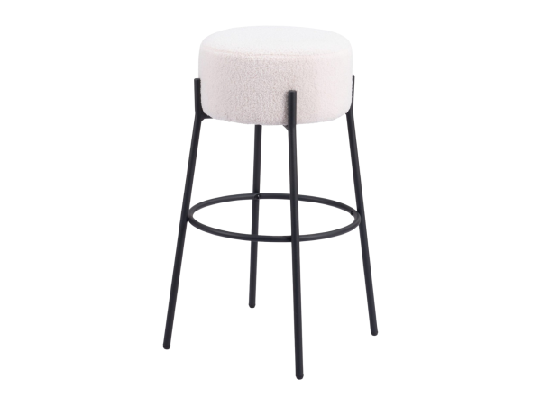 Blanche Barstool (Set of 2) Ivory
