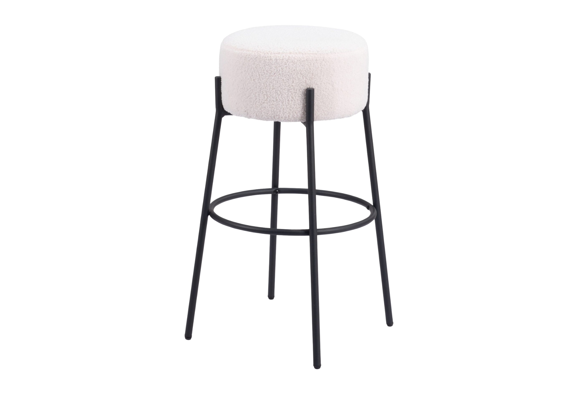 Blanche Barstool (Set of 2) Ivory