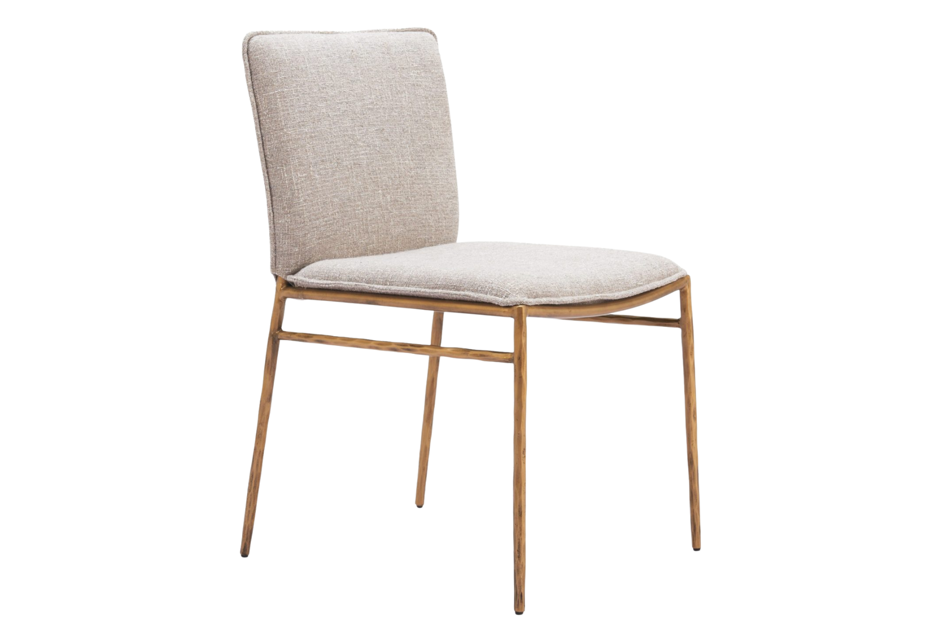Nordvest Dining Chair Beige & Gold