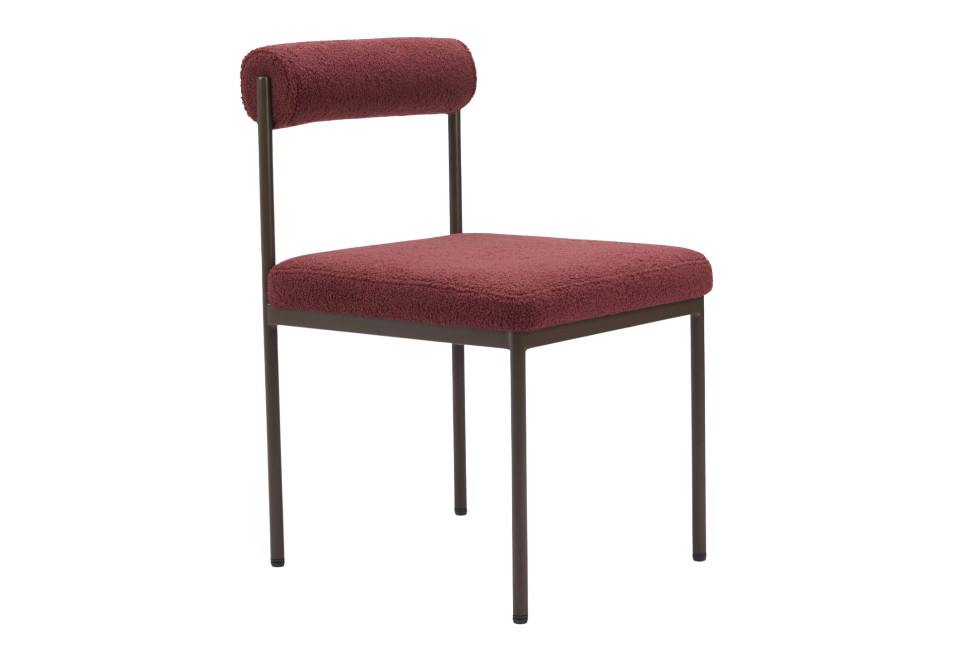 Livorno Dining Chair Red & Bronze