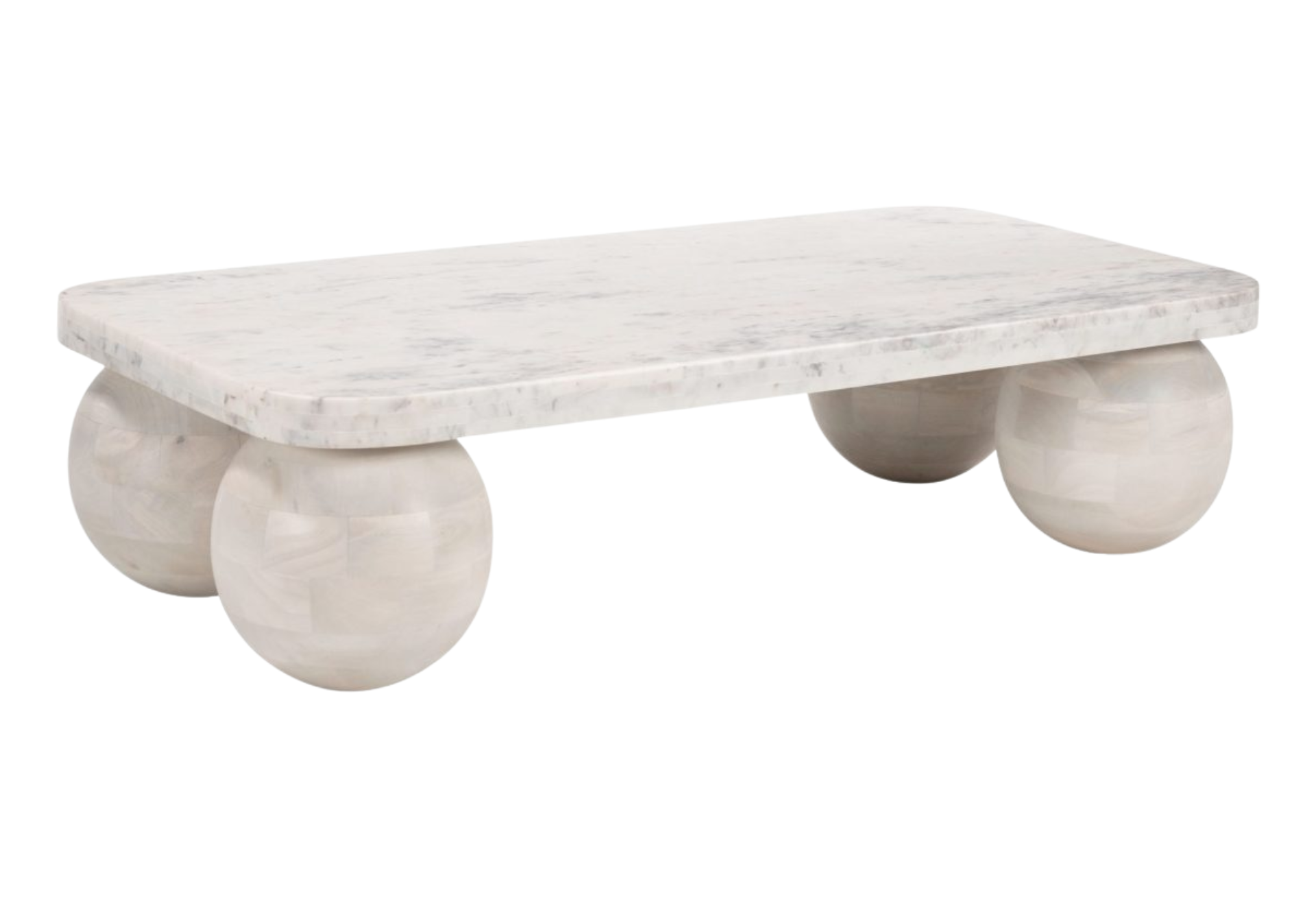 Camakat Coffee Table White & Whitewashed