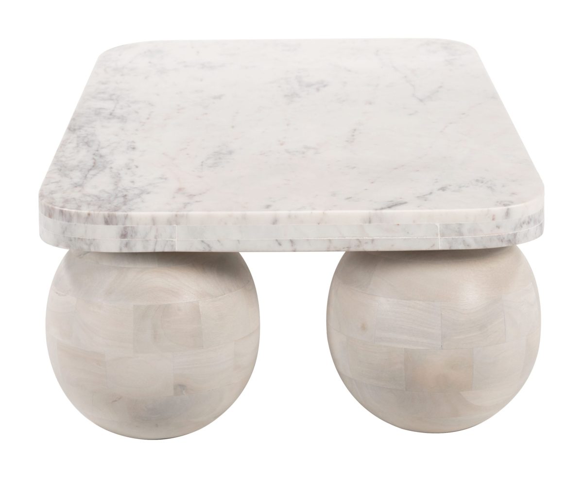 Camakat Coffee Table White & Whitewashed