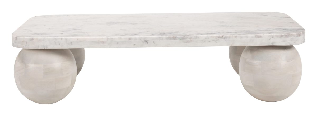 Camakat Coffee Table White & Whitewashed