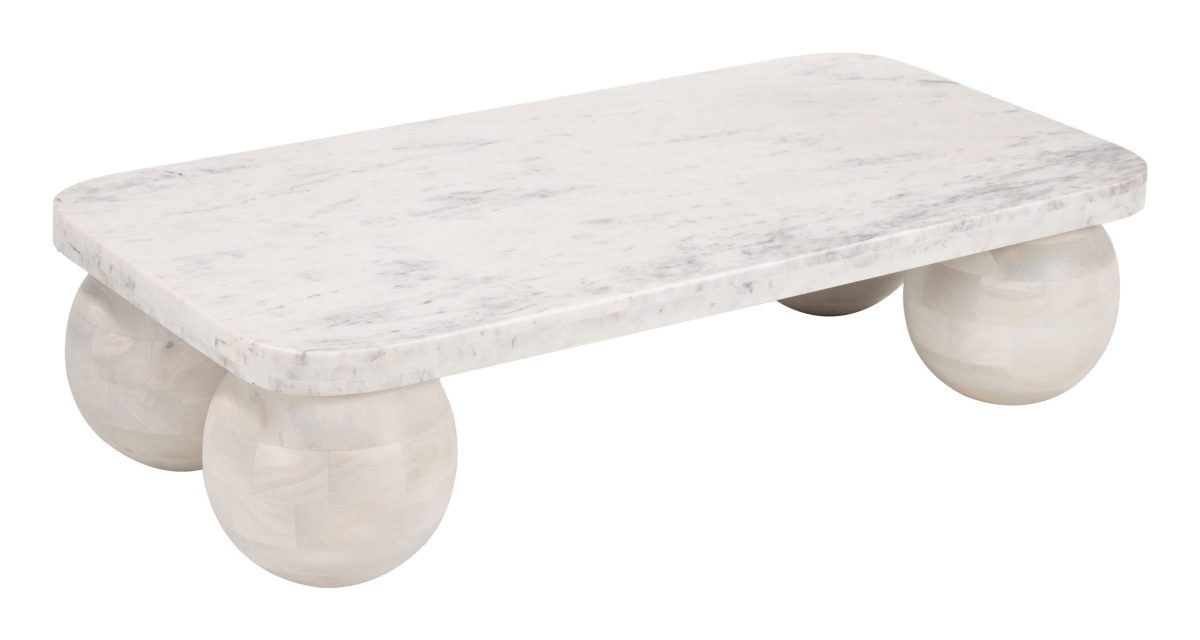 Camakat Coffee Table White & Whitewashed