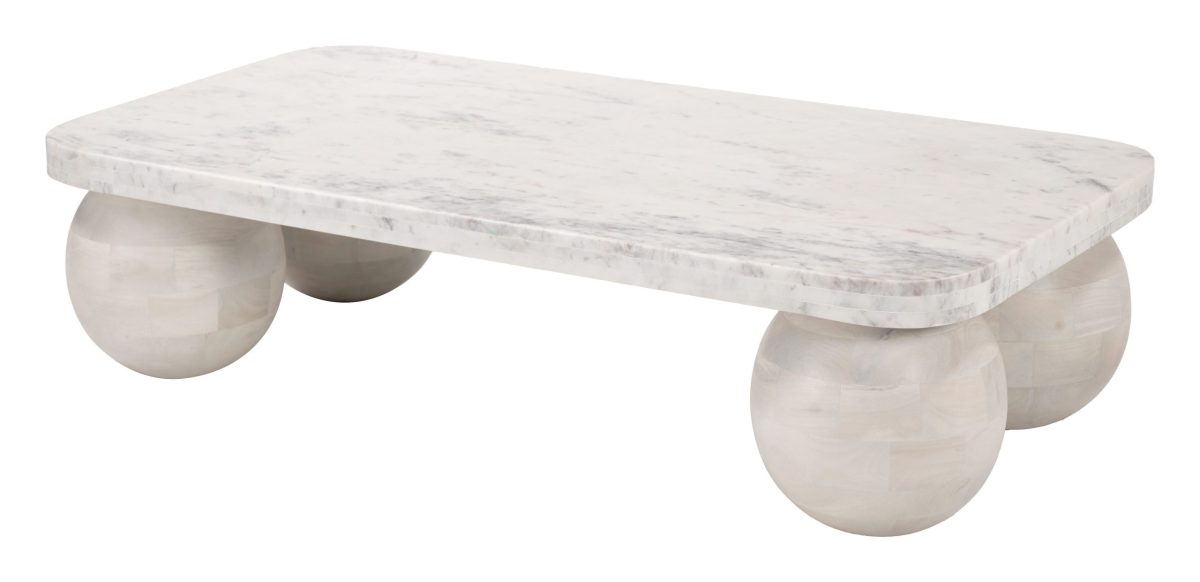 Camakat Coffee Table White & Whitewashed