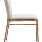 Nordvest Dining Chair Beige & Gold