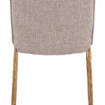 Nordvest Dining Chair Beige & Gold