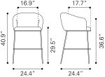 Essen Barstool Ivory