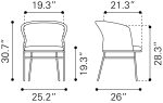 Freycinet Dining Chair (Set of 2) Natural