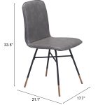 Var Dining Chair (Set of 2) Gray