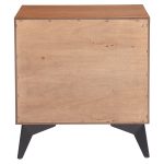 Zarif Nightstand Black & Walnut