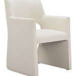 Minet Dining Chair Linen White