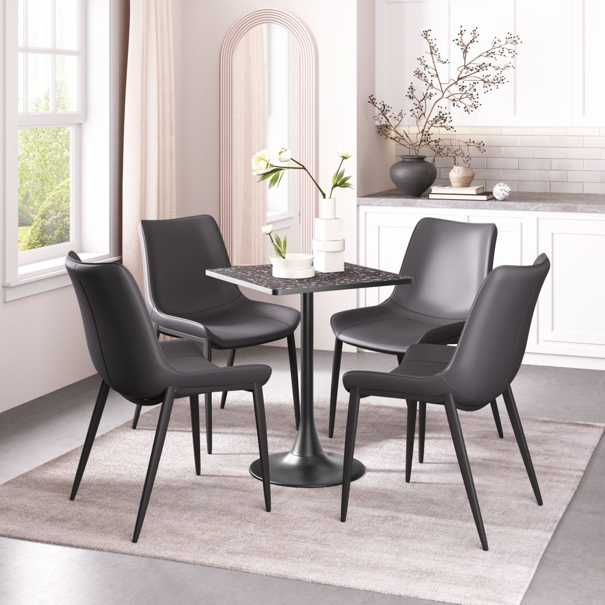 Magnus Dining Chair (Set of 2) Black