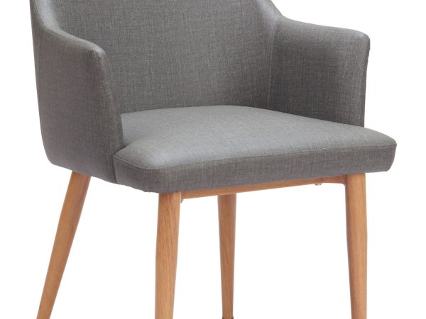 Wisom Dining Chair (Set of 2) Gray