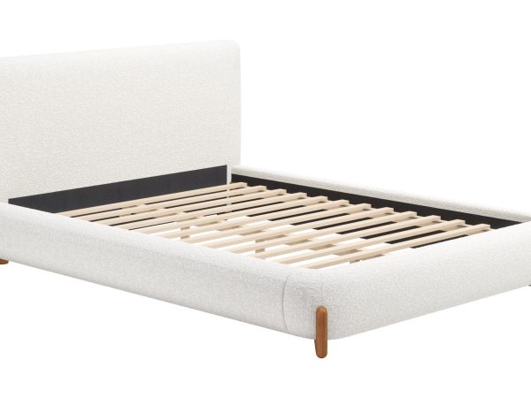Baris Queen Bed Ivory