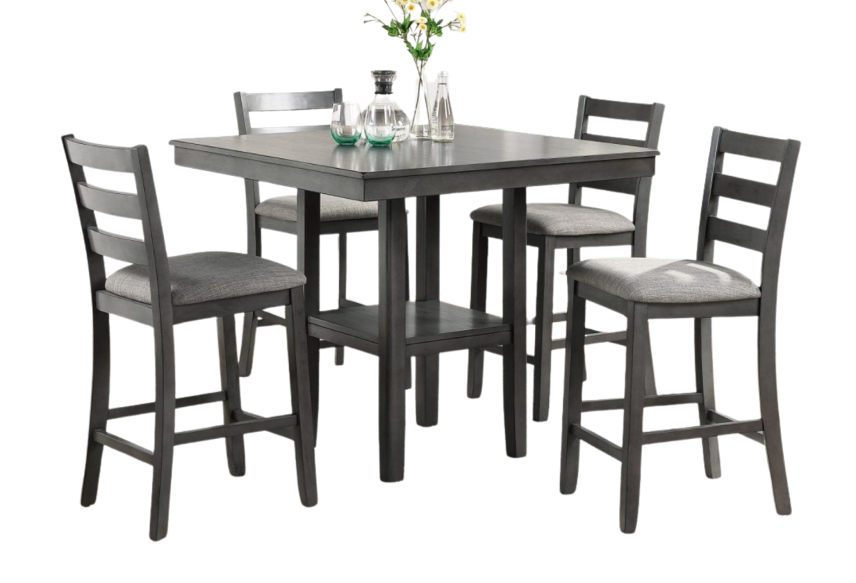 Counter Height 5-Piece Dining Table