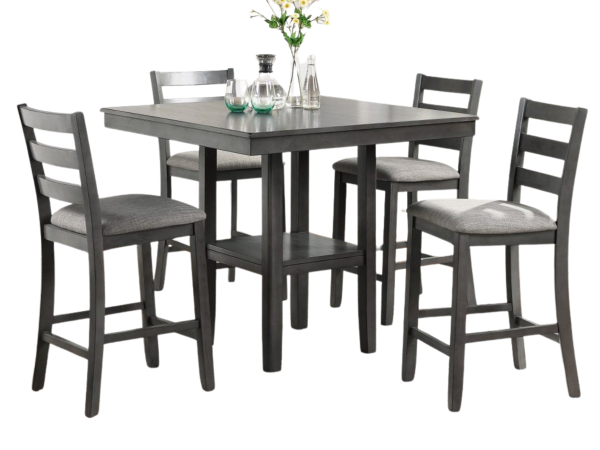 Counter Height 5-Piece Dining Table